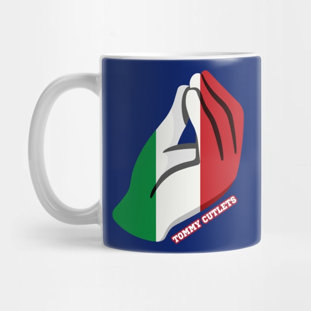 Tommy Cutlets Italian Hand, Italian Flag by Megadorim